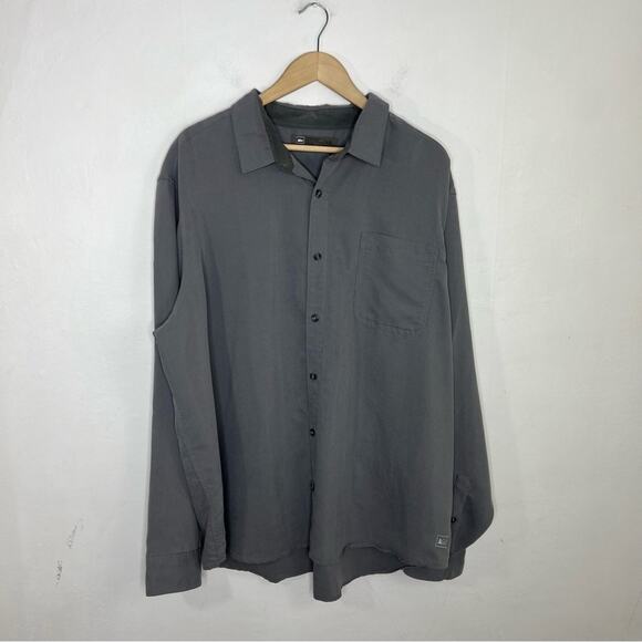 REI Gray Outdoor Button Up Mens Shirt Size XXL - Picture 12 of 12